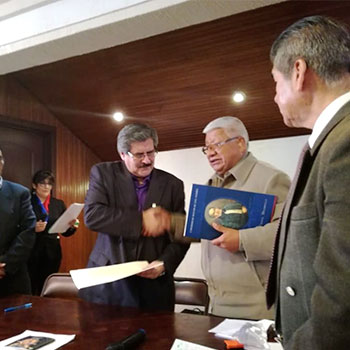 Convenio de Cooperación Interinstitucional entre la Asociación Multisectorial de Jubilados «Illimani» (AMJUBI) y la Universidad Mayor de San Andrés