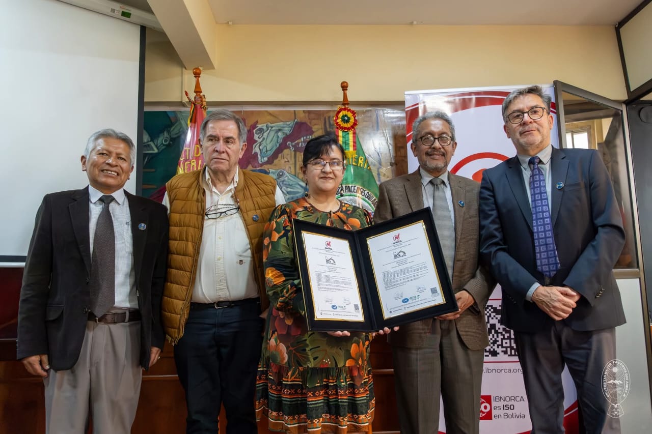 IEM de la UMSA obtiene certificación de calidad NB/ISO 9001:2015